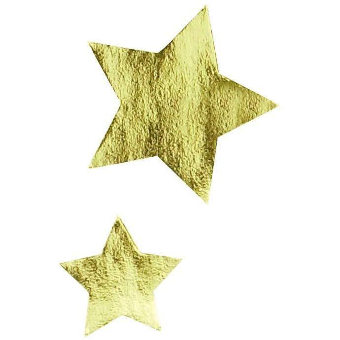 Pochette de 672 gommettes étoiles métallisées or - Ma Rentrée Facile
