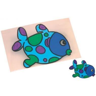 Pochette de 7 feuilles de plastique fou 20x30 cm blanc - Ma Rentrée Facile