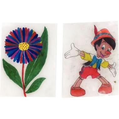 Pochette de 7 feuilles de plastique fou 20x30 cm transparent - Ma Rentrée Facile