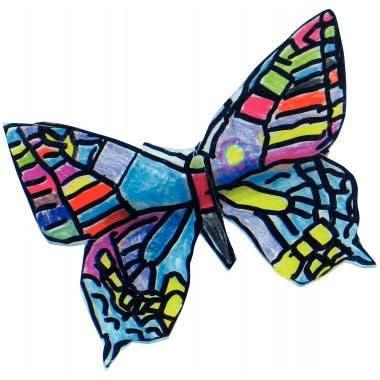 Pochette de 7 feuilles de plastique fou 20x30 cm transparent - Ma Rentrée Facile