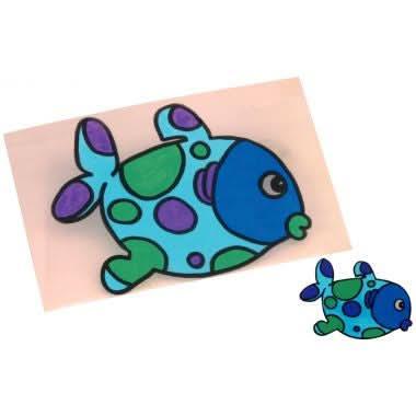 Pochette de 7 feuilles de plastique fou 20x30 cm transparent - Ma Rentrée Facile