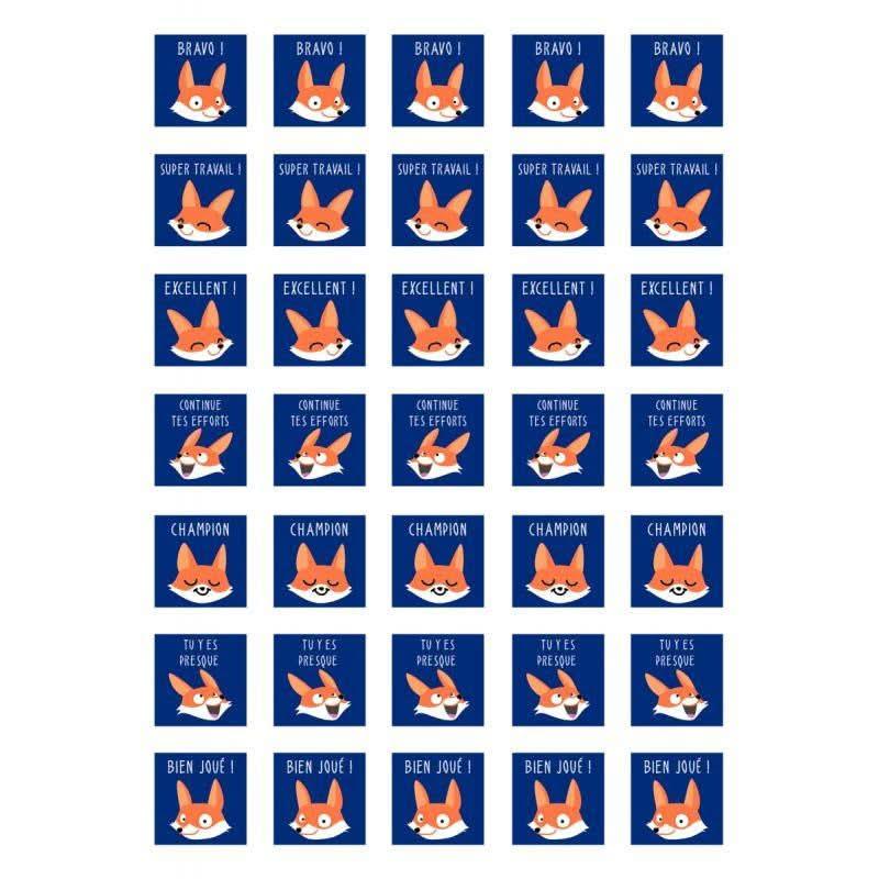 Pochette de 700 gommettes bon points appréciation - Ma Rentrée Facile