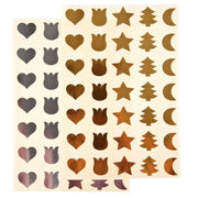 Pochette de 700 maxi gommettes formes de Noël or et argent - Ma Rentrée Facile