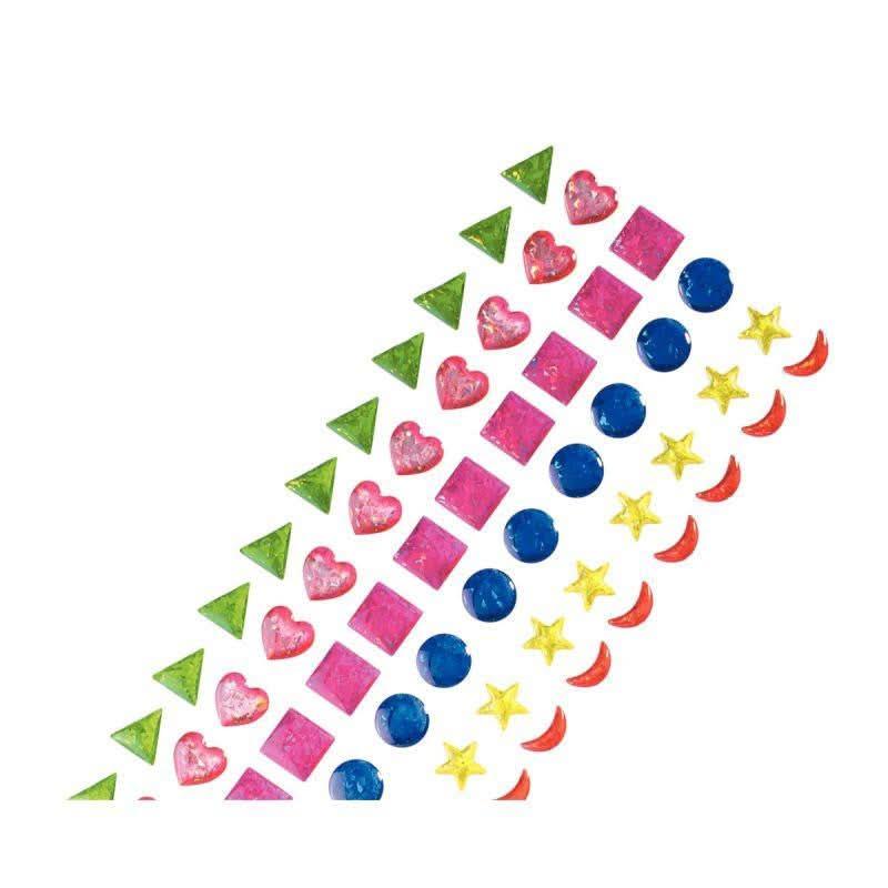 Pochette de 78 pierres Époxy adhésives holographiques assortis - Ma Rentrée Facile