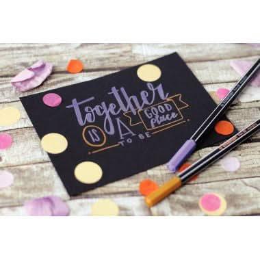 Pochette de 8 feutres pointe moyenne Stabilo Pen 68 métal - Ma Rentrée Facile