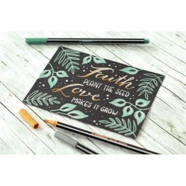 Pochette de 8 feutres pointe moyenne Stabilo Pen 68 métal - Ma Rentrée Facile