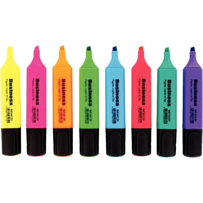 Pochette de 8 surligneurs large assortis - Ma Rentrée Facile