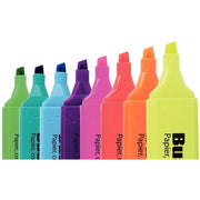 Pochette de 8 surligneurs large assortis - Ma Rentrée Facile