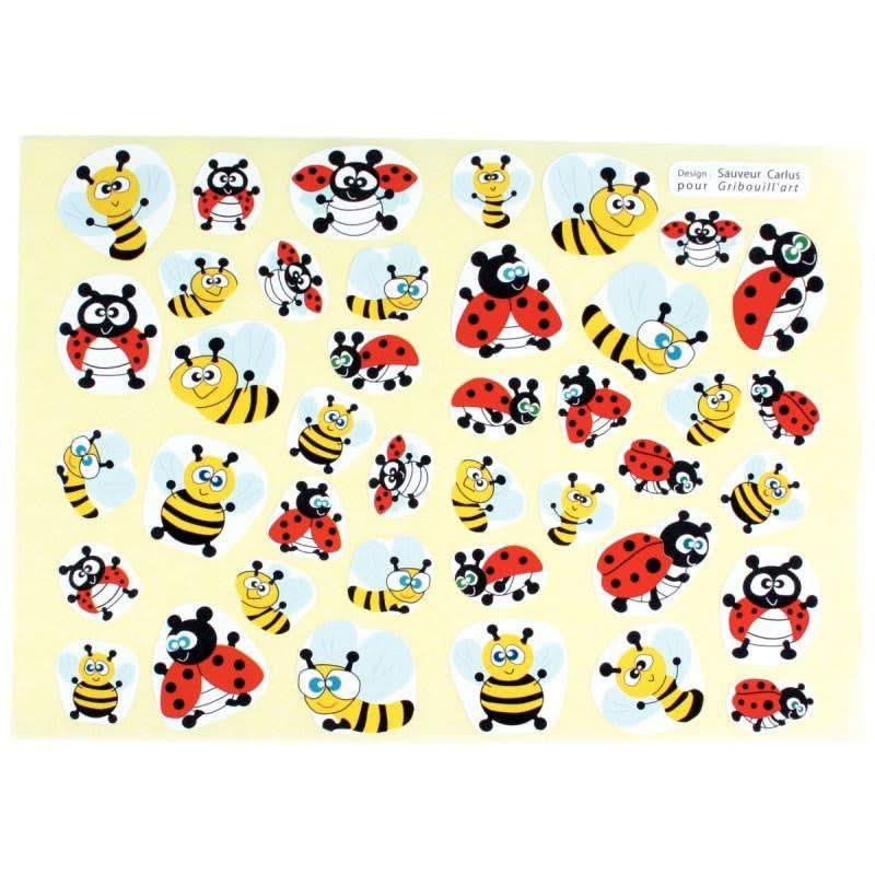 Pochette de 864 gommettes formes petites bêtes - Ma Rentrée Facile