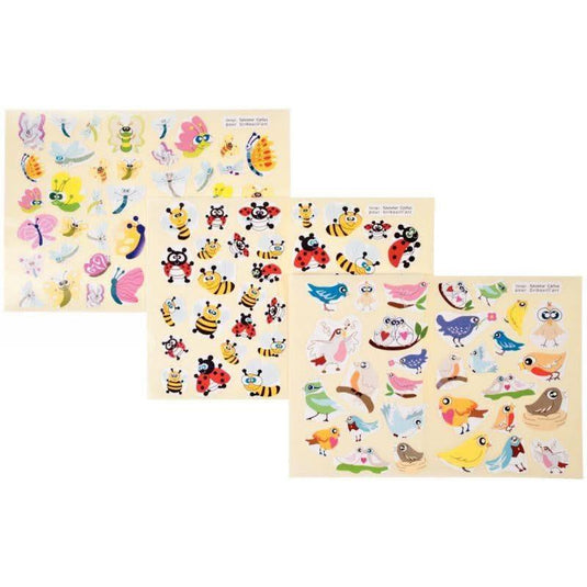 Pochette de 864 gommettes formes petites bêtes - Ma Rentrée Facile