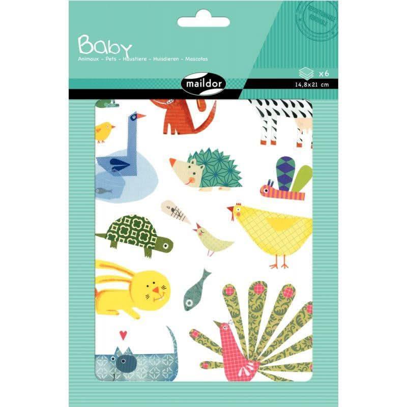 Pochette de 93 maxi gommettes animaux, adhésives repositionnables - Ma Rentrée Facile
