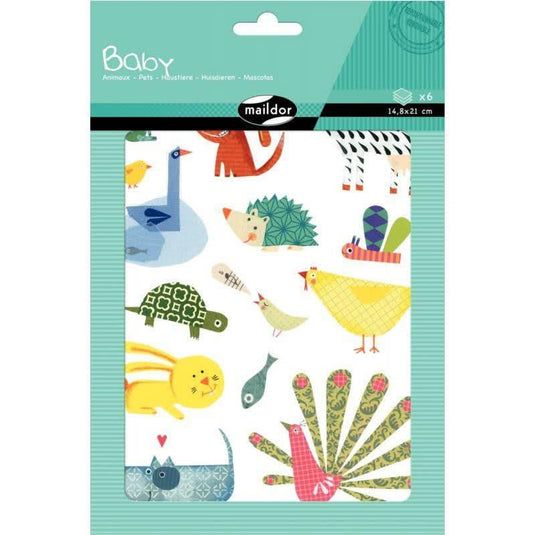 Pochette de 93 maxi gommettes animaux, adhésives repositionnables - Ma Rentrée Facile