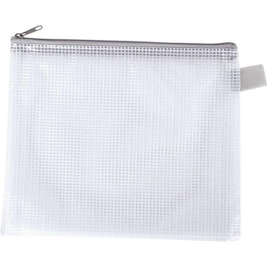 Pochette à zip 13x17cm, en PVC renforcé, semi-transparente - Ma Rentrée Facile
