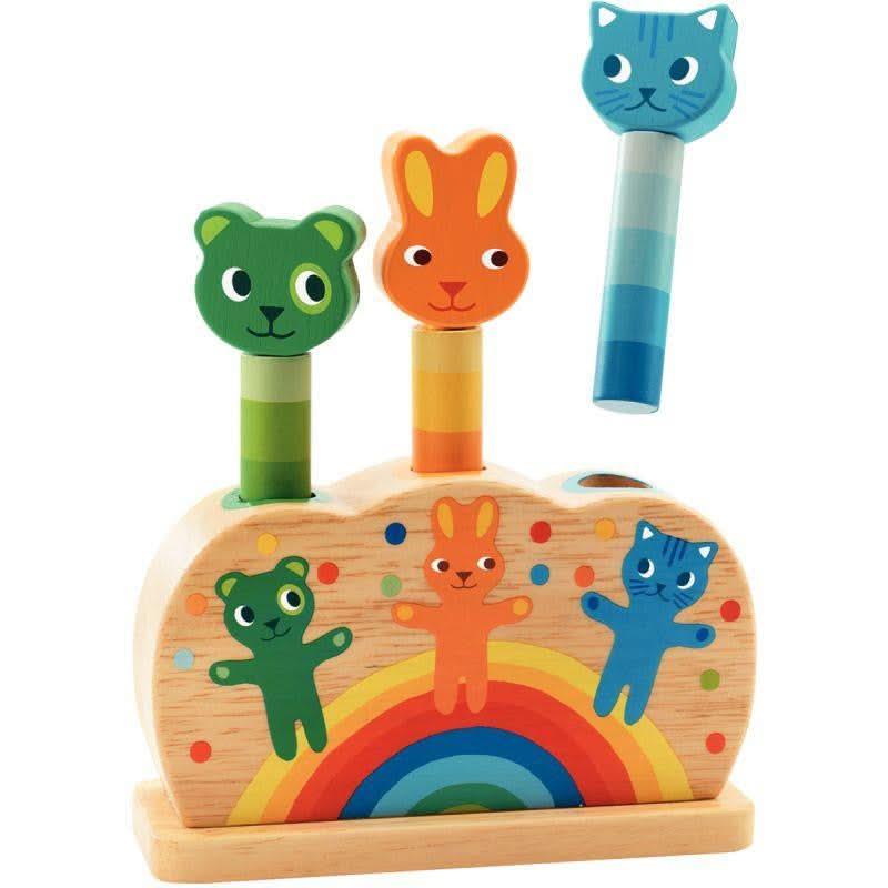Pop-up en bois, Popop Pidoo DJECO - Ma Rentrée Facile