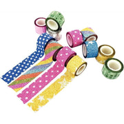 Pot 100 rubans adhésifs pailletés assortis - Ma Rentrée Facile