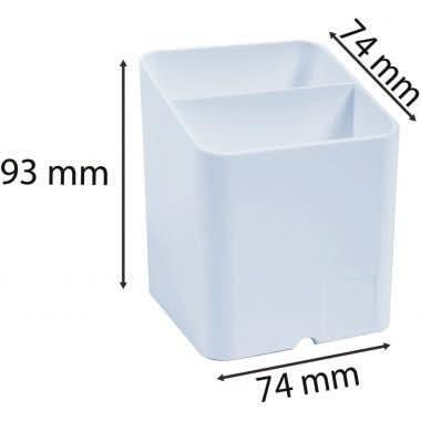 Pot à crayons Cube bleu pastel - Ma Rentrée Facile