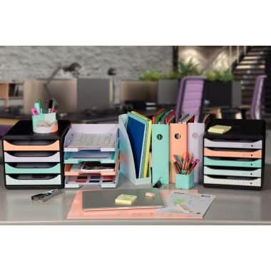 Pot à crayons Cube corail - Ma Rentrée Facile