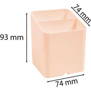 Pot à crayons Cube corail - Ma Rentrée Facile