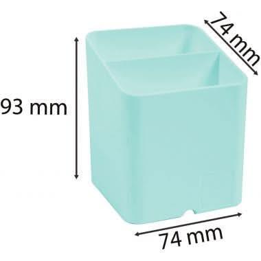 Pot à crayons Cube vert pastel - Ma Rentrée Facile