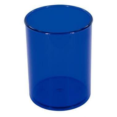 Pot à crayons bleu foncé transparent - Ma Rentrée Facile