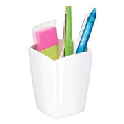 Pot à crayons 2 cases Cep pro gloss blanc arctique - Ma Rentrée Facile