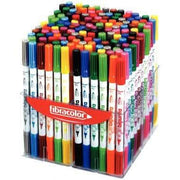 Classpack de 144 feutres bi-pointe Fibracolor assortis - Ma Rentrée Facile