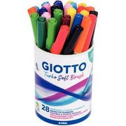Pot de 28 feutres pinceaux Giotto Soft Brush - Ma Rentrée Facile