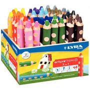 Pot de 48 crayons de couleur gros module + 2 taille-crayons LYRA - Ma Rentrée Facile
