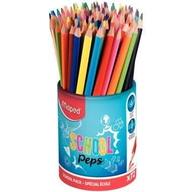 Pot de 72 crayons de couleur School'Peps - Ma Rentrée Facile