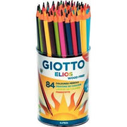 Pot de 84 crayons de couleur Giotto Elios Wood Free - Ma Rentrée Facile