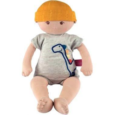 Poupée de chiffon bébé garçon Kye, 42 cm - Ma Rentrée Facile