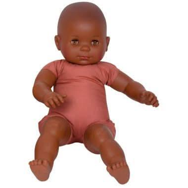 Poupon au corps souple en tissu type Africain hauteur 60 cm, Les Pluminis - Ma Rentrée Facile