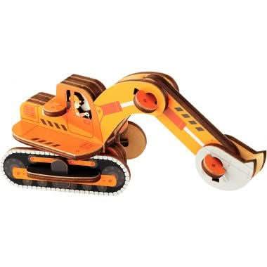 Première maquette, la pelleteuse Nathan - Ma Rentrée Facile