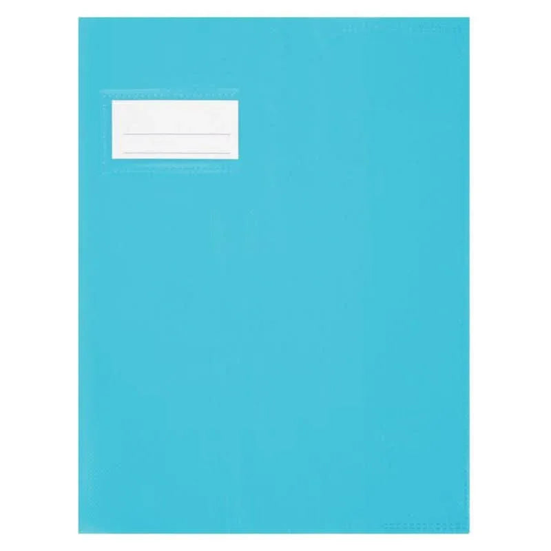 Protège-cahier 17x22, 21/100ème PVC bleu clair - Ma Rentrée Facile