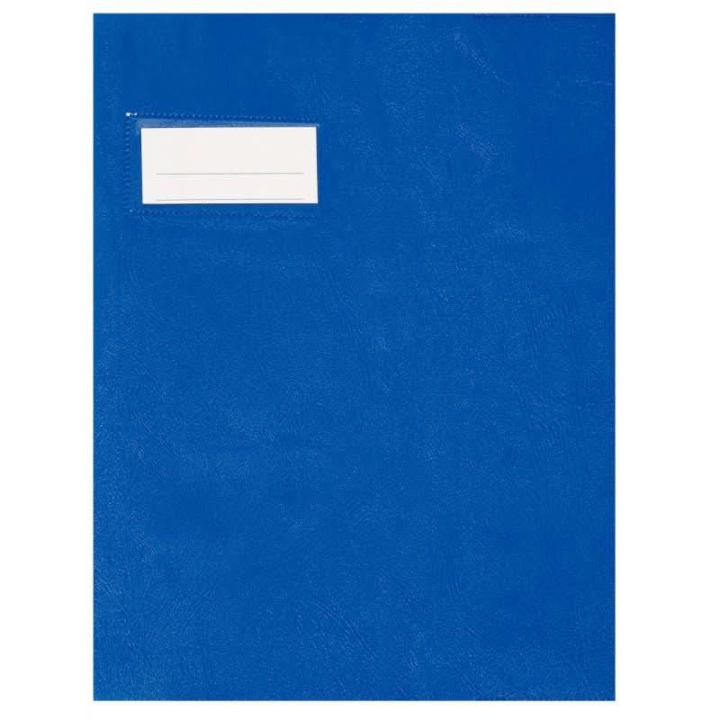 Protège-cahier 17x22, 21/100ème PVC bleu - Ma Rentrée Facile