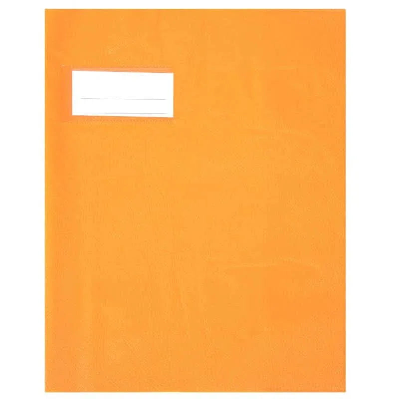 Protège-cahier 17x22, 21/100ème PVC orange - Ma Rentrée Facile