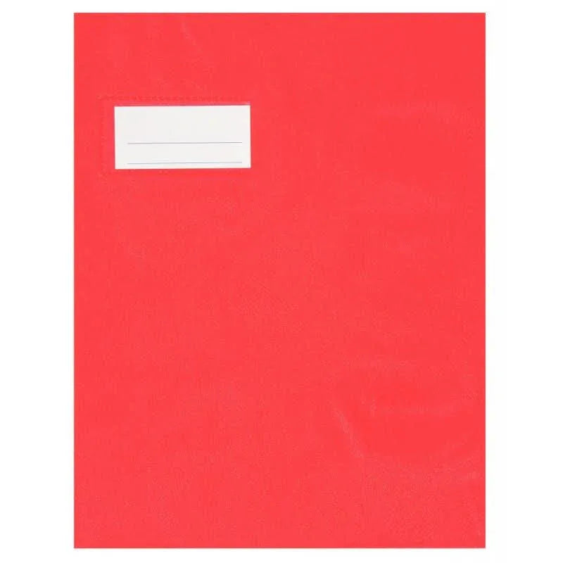 Protège-cahier 17x22, 21/100ème PVC rouge - Ma Rentrée Facile
