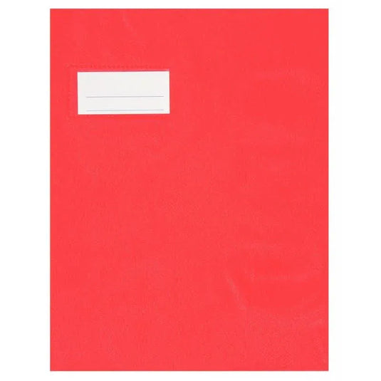 Protège-cahier 17x22, 21/100ème PVC rouge - Ma Rentrée Facile