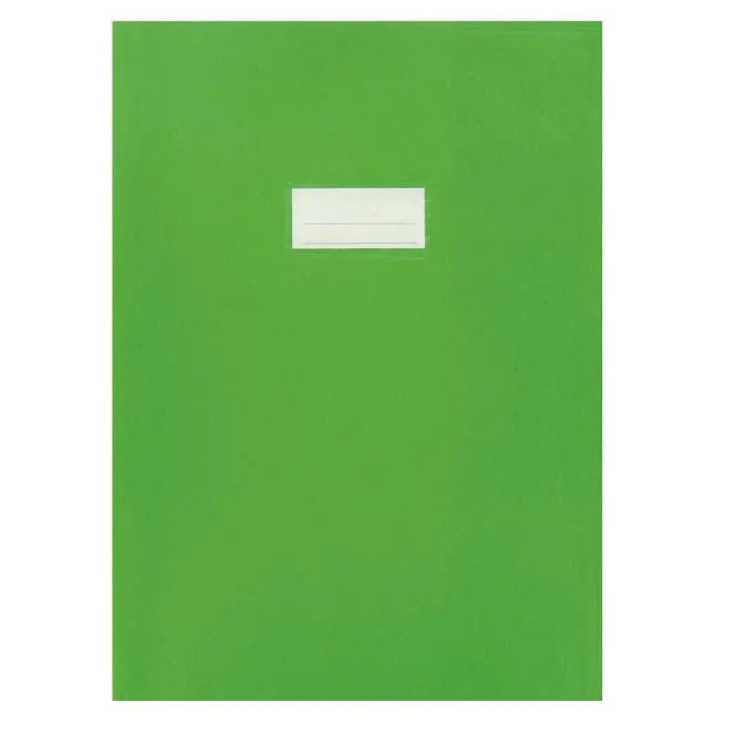 Protège-cahier 21x29.7, 21/100ème PVC vert - Ma Rentrée Facile