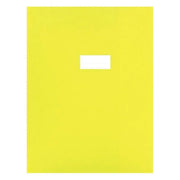 Protège-cahier 24x32 cm, 21/100ème, PVC jaune - Ma Rentrée Facile