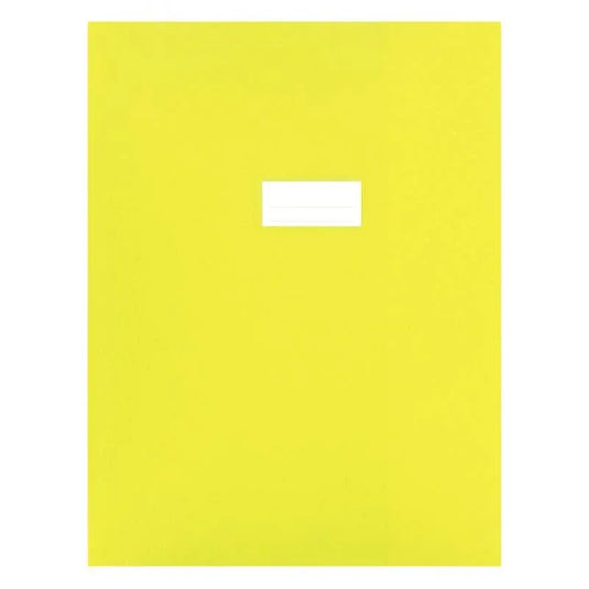 Protège-cahier 24x32 cm, 21/100ème, PVC jaune - Ma Rentrée Facile