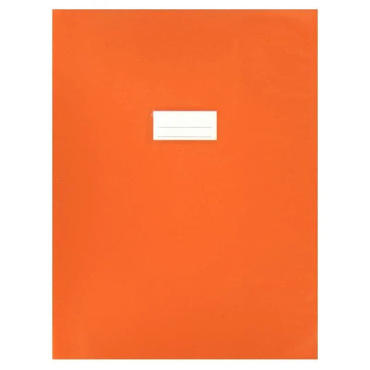 Protège-cahier 24x32 cm, 21/100ème, PVC orange - Ma Rentrée Facile