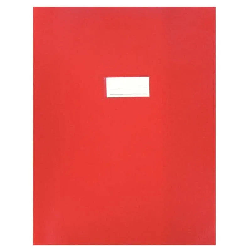 Protège-cahier 24x32 cm, 21/100ème, PVC rouge - Ma Rentrée Facile