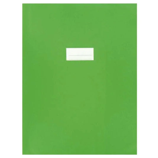 Protège-cahier 24x32 cm, 21/100ème, PVC vert - Ma Rentrée Facile