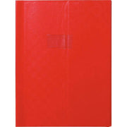 Protège-cahiers avec rabats, 24 x 32, rouge - Ma Rentrée Facile