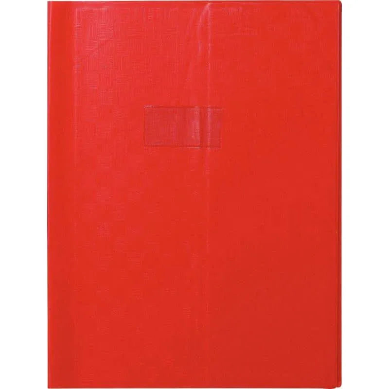 Protège-cahiers avec rabats, 24 x 32, rouge - Ma Rentrée Facile