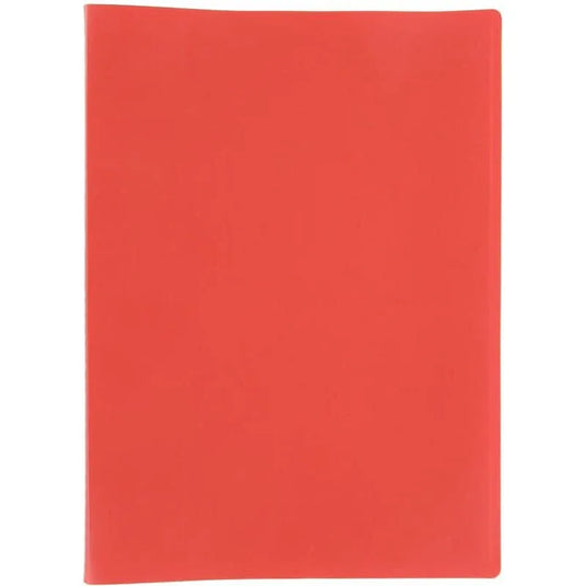 Protège documents couverture souple en polypropylène 100 vues rouge - Ma Rentrée Facile