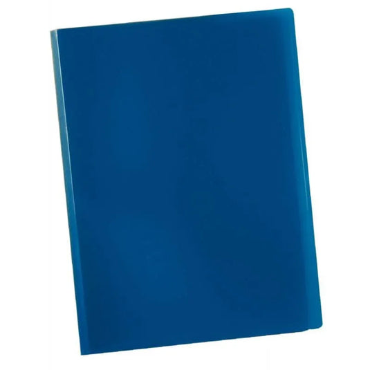 Protège documents couverture souple en polypropylène 200 vues bleu - Ma Rentrée Facile