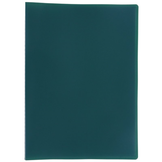 Protège-documents couverture souple en polypropylène 60 vues vert