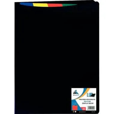 Protège-documents 100 vues noir + 5 intercalaires - Ma Rentrée Facile